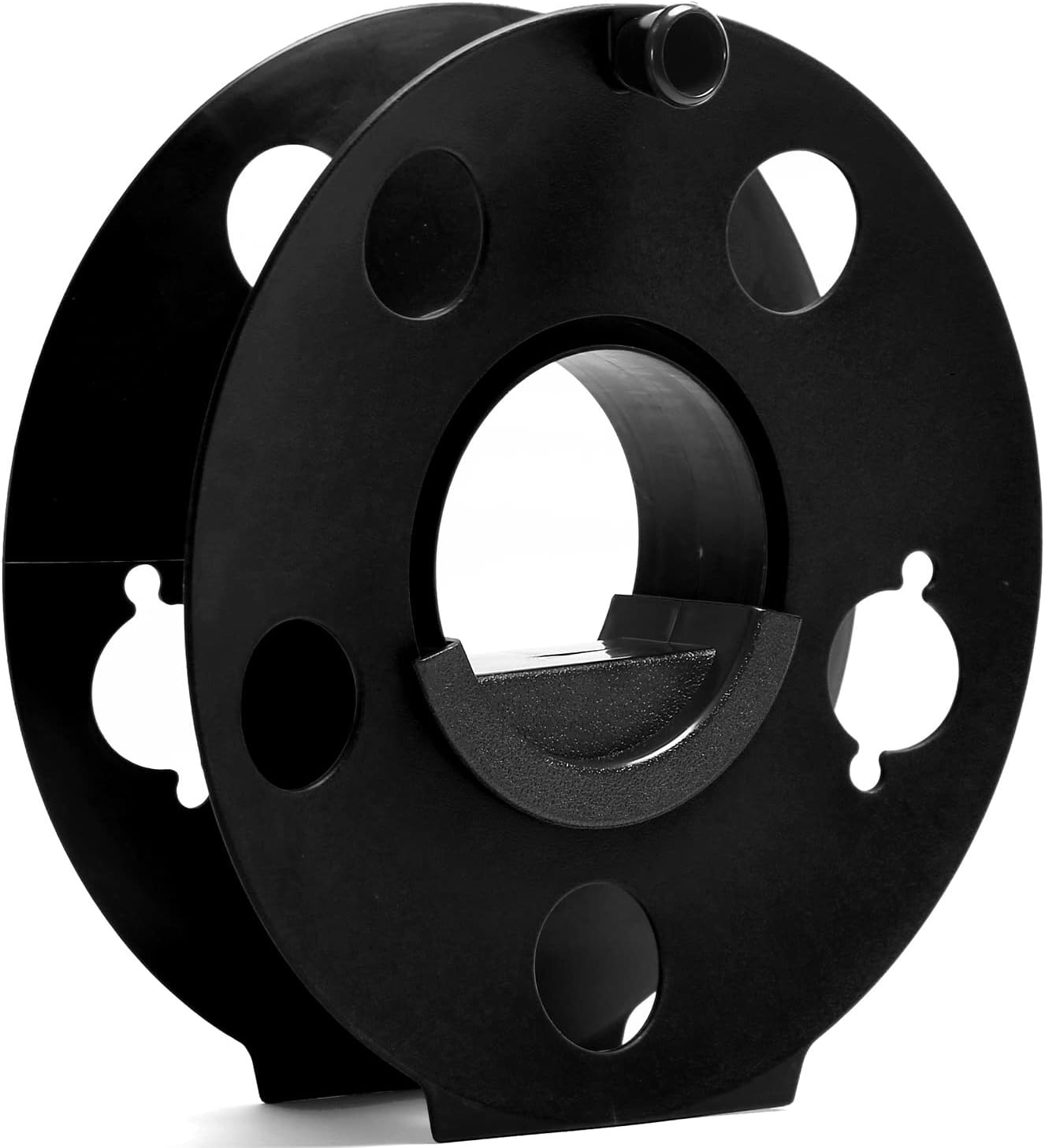 Cord Storage Reel Easy to Use with Center Rotating Handle 100 Feet (Black)