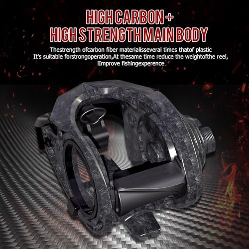 Sougayilang Baitcaster Fishing Reel, 400 Size with 35lbs Max Drag 6.3:1 Gear Ratio, Low Profile Casting Reel, Large Line Capacity for Musky Catfish - Image 5